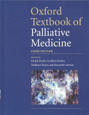 Copertina  Oxford textbook of palliative medicine